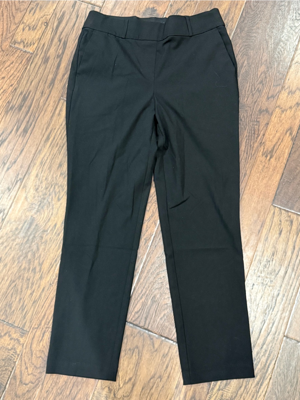 Catherine Malandrino Black Straight-Leg Dress Pants size Medium
